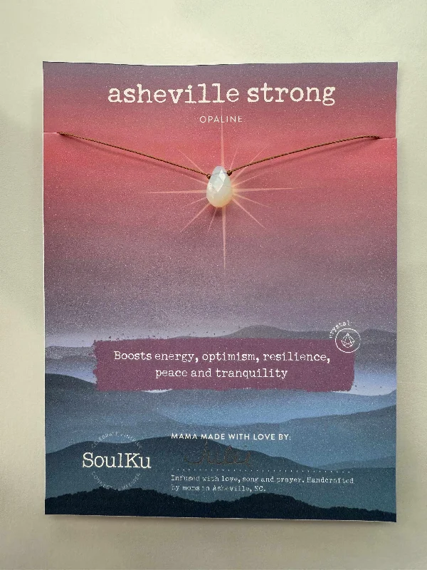 Vibrant enamel necklaces-Asheville Strong Necklace