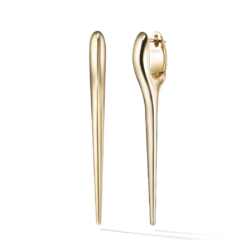 Astro charm earrings-LOLA NEEDLE EARRING Medium (Gold)