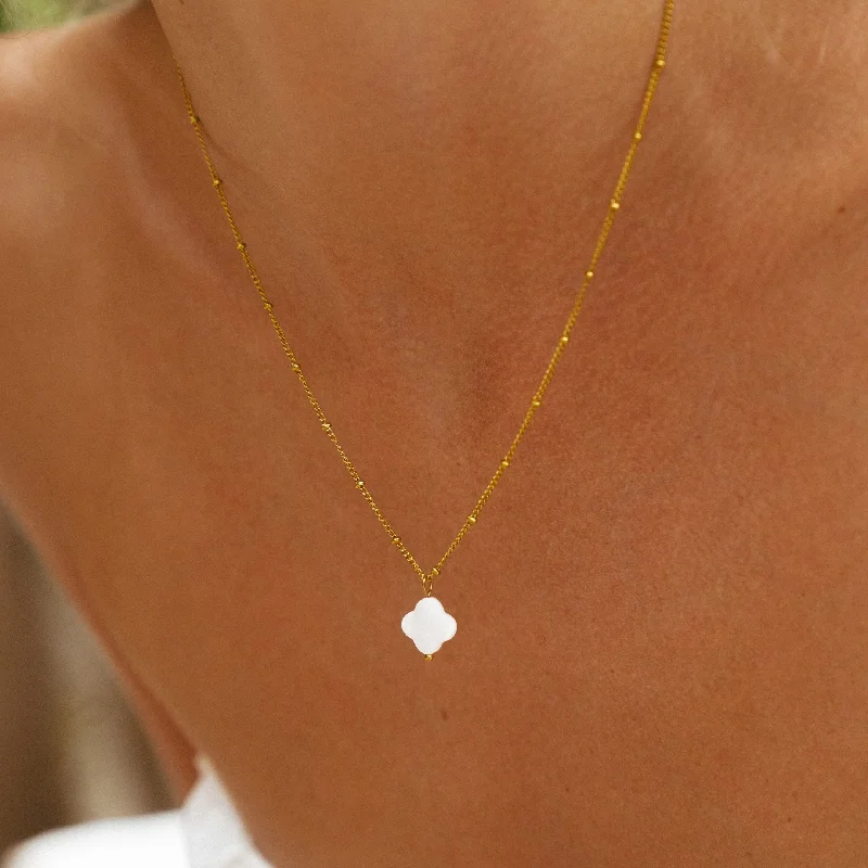 Stamped initial necklaces-Positano Necklace