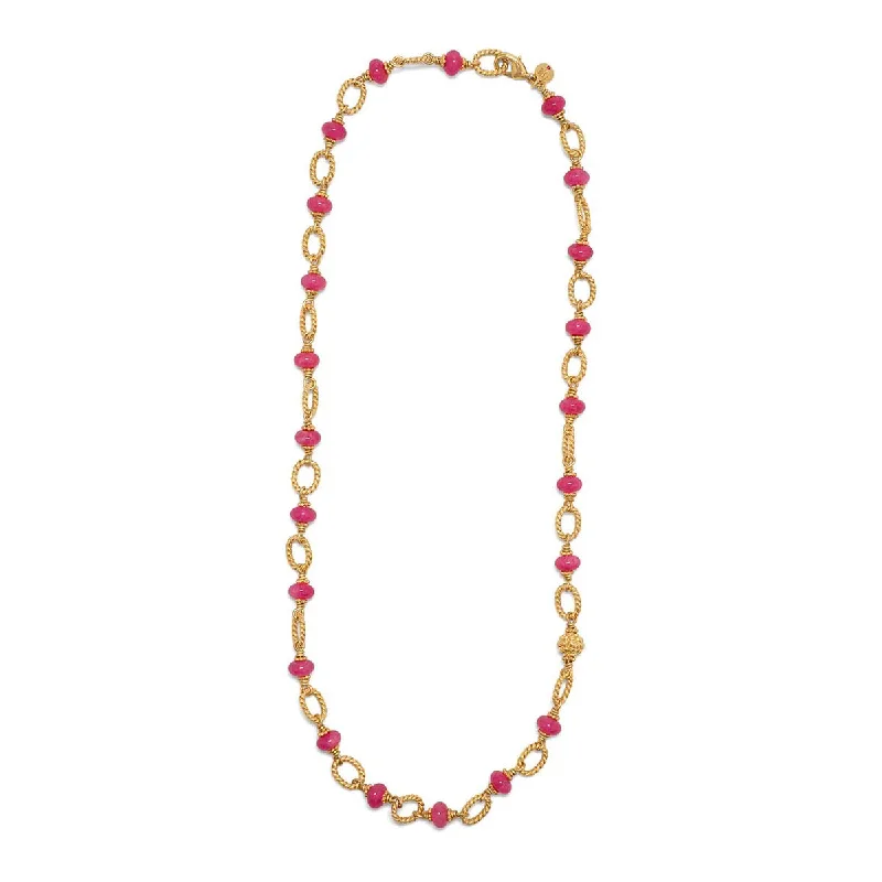 Crystal-twisted necklaces-CAPUCINE DE WULF - BERRY & BEAD NECKLACE