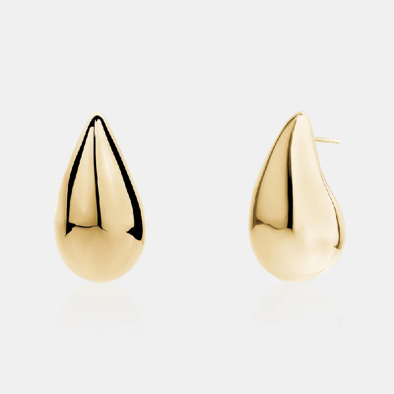 Deco style earrings-Tear Drop Earrings