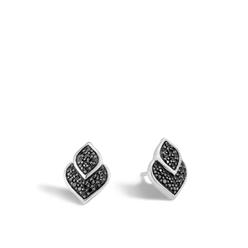 Small wing earrings-John Hardy Legends Naga 13x9.5mm Black Sapphire Stud Earring