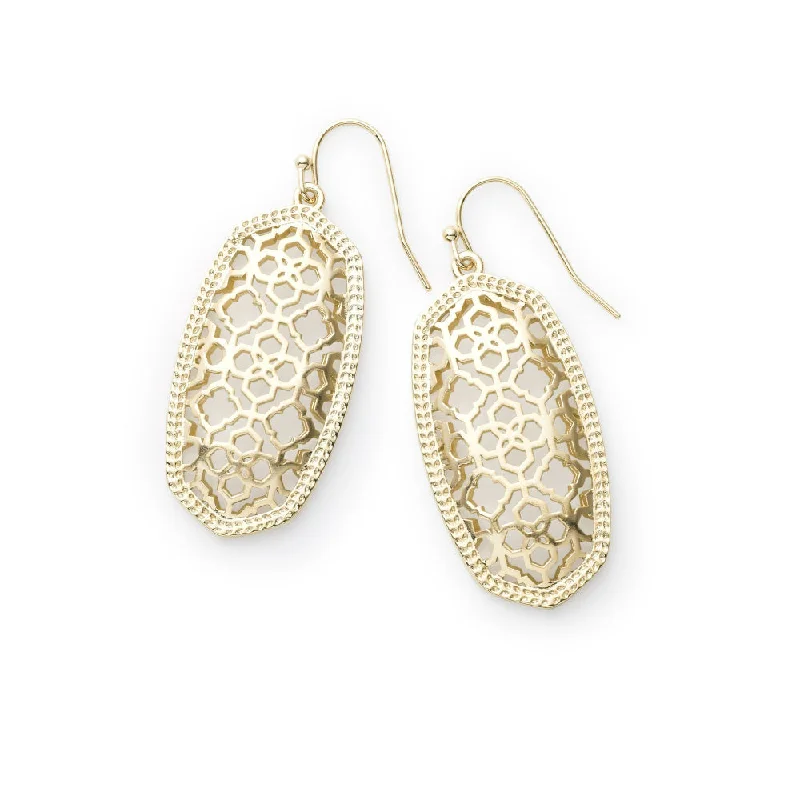 Citrine earrings-Kendra Scott Elle Earring Filigree