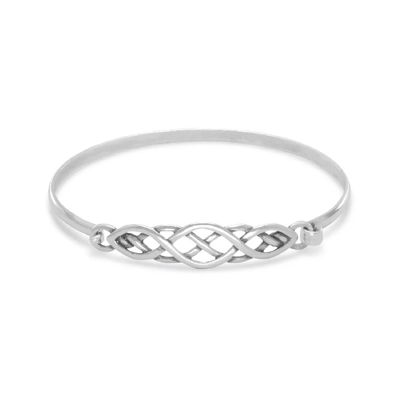 Retro charm bangles-Celtic Style Bangle