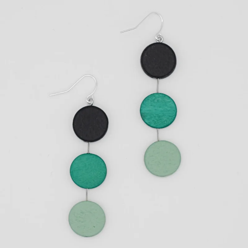 Wanderer weave earrings-Aqua Ashlyn Dangle Earring