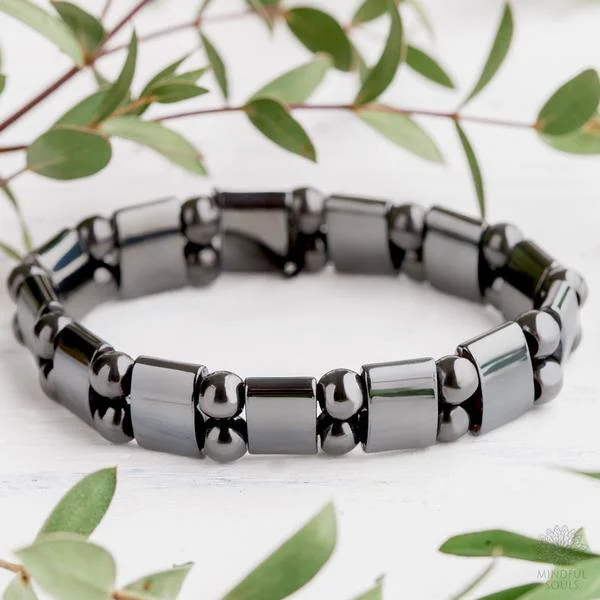 Pure star bangles-Hematite Energy Bracelet