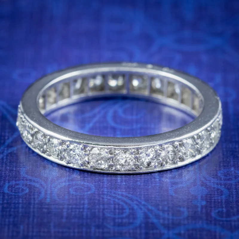 Alloy design rings-Edwardian Style Full Diamond Eternity Ring 2.10ct Of Diamond