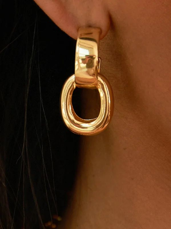 Bold cuff earrings-THE SKATT EARRING